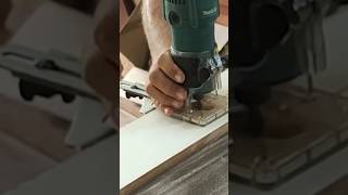 Como fazer corte com tupia usando guia paralelo #tupia #madeira #makita