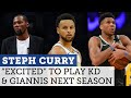 Steph Curry 'excited' to face Kevin Durant, Giannis Antetokounmpo this season | NBC Sports Bay Area