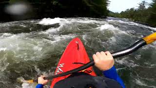 Paddling the Rapid River at 1800 cfs