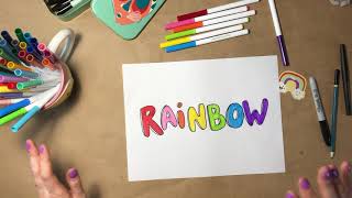 How to Draw Bubble Letters ~ Trick for drawing bubble letters, step by step for beginners