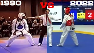 Old school 1990s taekwondo vs modern tkd 2022