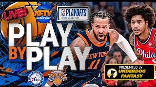 Knicks vs Sixers NBA Playoffs Game 4 Play-By-Play & Watch Along