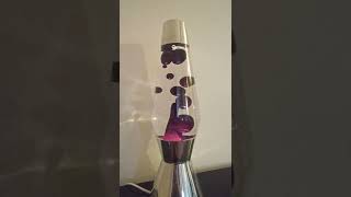 Mathmos Clear with Plum Lava Lamp