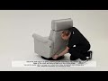 rolled arm recliner — assembly instructions