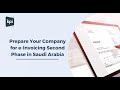 [Webinar] Prepare Your Company for e-Invoicing Second Phase in Saudi Arabia