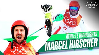 2x🥇&🥈 in Three Different Disciplines for Marcel Hirscher at the Olympics!⛷
