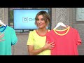 logo principles by lori goldstein colorblock 2 pack tops on qvc