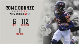 Rome Odunze Week 3 Replay: Every Target and Catch @ Indianapolis Colts