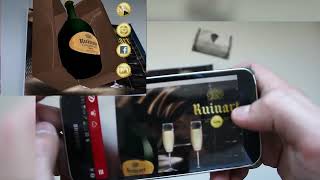 Augmented Reality Animation  Champagne