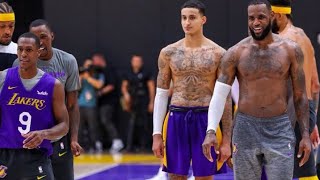 LeBron James First Lakers Practice