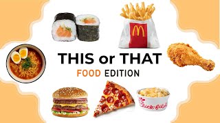 THIS or THAT *Very Big Back Edition*😋🍔