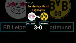 rb leipzig vs bvb dortmund highlights 😱😱 #shorts #rbleipzig #bundesliga