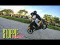 Thandem stoppie 3 orang #stunt