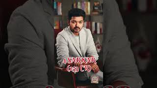 Thalapathy top 10 highest grossing movies l #shorts #viral #trending #thalapathy