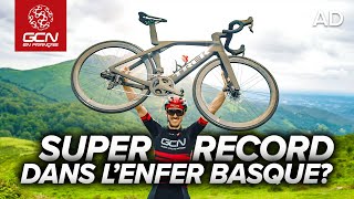 First ride du Groupe Campagnolo super record wireless dans le Pays Basque