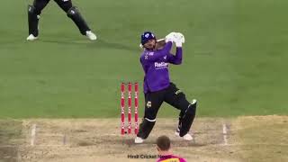Asif Ali batting in BBL || Sydney sixers vs Hobart Hurricanse || highilight | bbl highilight 2022