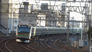 JR川口駅 夕方の電車