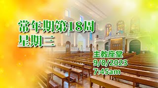 常年期第18周星期三(9/8/2023, 7:45am)