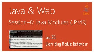 Java 9 Modularity (Java 9 Modules Tutorial) (JPMS) | Part 29 | Overriding Module Behaviour