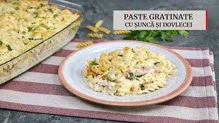 Așa se pregătesc cele mai bune paste gratinate cu șuncă și dovlecei ❗