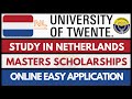 Beasiswa Belanda 2024 - Beasiswa Magister Universitas Twente untuk Siswa Internasional