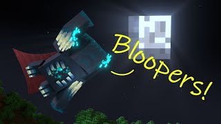 Warden vs Villager and Pillager Alliance Bloopers (Minecraft Animation)