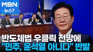 '반도체법 우클릭' 전망에 민주당 내부 반발…\