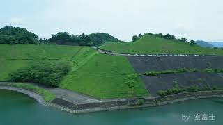 【ドローン空撮】 城山湖　本沢ダム 【撮影地：神奈川県相模原市】