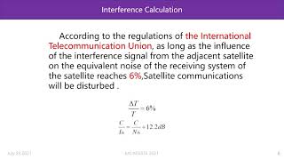 Inter Satellite Link Interference Detection and Analysis of NGSO Satellite System