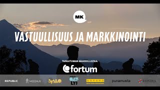 MK Vastuullisuus ja Markkinointi -teematilaisuus, toinen päivä 15.4.2021