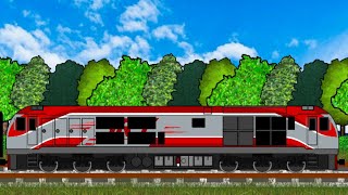 Special Express Ft CRRC CDA5B1 (Train Animation Thailand)