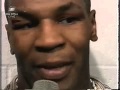 Mike Tyson Interview after the fight Vs Evander Holyfield