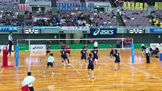 【JOC中学選抜バレー2024】東京選抜VS京都１セット目