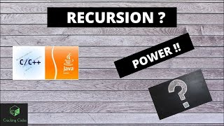 Power function with Recursion| C++ | C | JAVA
