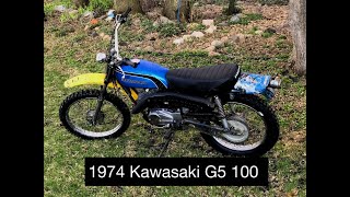 1974 Kawasaki G5 100