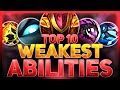 Top Ten WEAKEST Abilities Of All Time | League of Legends