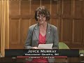 mp joyce murray introduces an act to amend the shipping act 2001