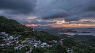 九份縮時 日落 夕陽 4K