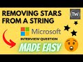 Removing Stars From a String - Leetcode 2390 - Python