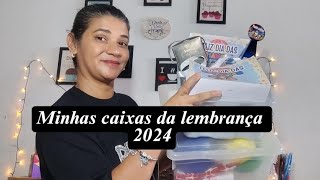 Abrindo minha caixa da lembrança 2024 #momentos