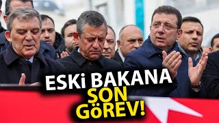 Ekrem İmamoğlu, Özgür Özel, Müsavat Dervişoğlu, Abdullah Gül, Ali Coşkun'un cenaze namazına katıldı