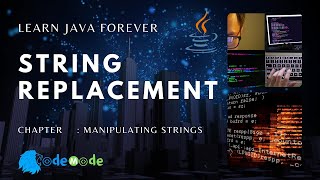 Replacement function in Java | How to replace character Java