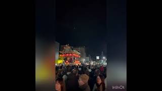 秩父夜祭り12月2日　屋台様子