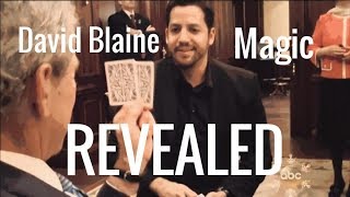 David Blaine's Two Card Monte REVEALED!