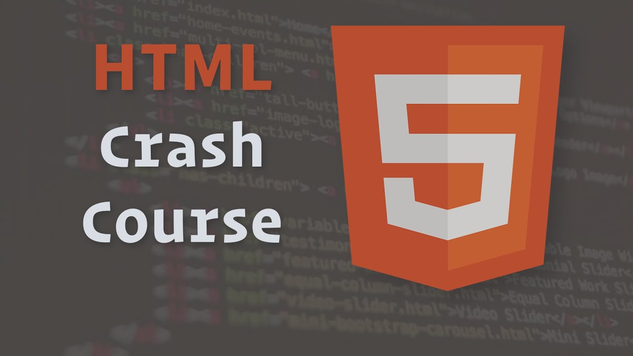 HTML Crash Course For Absolute Beginners - YouTube