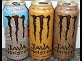 Java Monster: Swiss Chocolate, Salted Caramel & Loca Moca Coffee + Energy Review