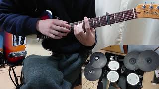 Math Rock Guitar Tapping + Roland V-Drums