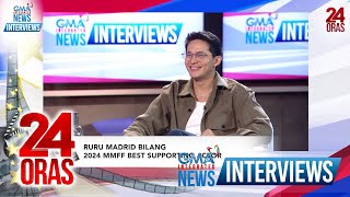 Ruru Madrid sa kanyang 2024 MMFF Best Supporting Actor award | GMA Integrated News Interviews