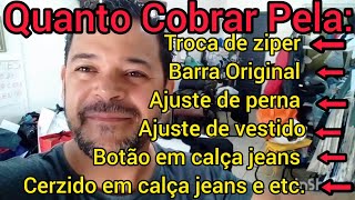 Quanto Cobrar Por Cada Conserto De Roupa.👖💵