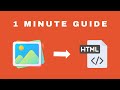 How to add an image in HTML with Visual Studio Code  - 1 minute guide